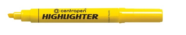 Centropen 8552 HIGHLIGHTER pigmentový zvýrazňovač žlutý
