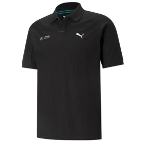 Pánské polo tričko Mercedes F1 M 599614-01 černé - Puma S