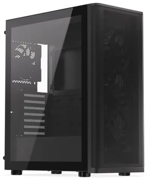 Endorfy skříň Ventum 400 Air černá / ATX / 4x120mm / 2xUSB 3.0 / USB-C / mesh panel / tvrzené sklo / bez zdroje (EY2A024)