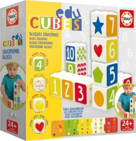 EDUCA Skládací kostky EduCubes Baby