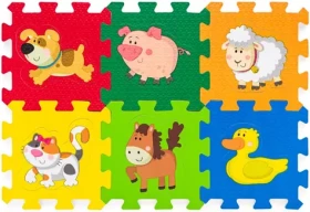 PLASTICA Pěnové puzzle Zvířátka