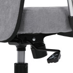 Kancelářská židle, houpací mechanismus, šedá látka, KA-W3109 GREY