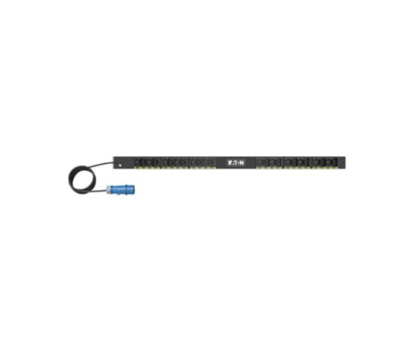 Eaton G4 Základní Rack PDU, 0U, 22,5U, vstup IEC-60309, 3m kabel, 1ph, 3,7kW, 16A, 200-240V, 24 zásuvek (12)C13, (12)C39 EDF_149440