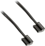 SilverStone SST-CP11B-300 černá / SATA kabel / 90° zahnutý konektor / 30 cm / SATA III 6 Gbit/s (SST-CP11B-300)