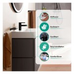 HANSGROHE - Zesis S Umyvadlová baterie, CoolStart, matná černá 74711670