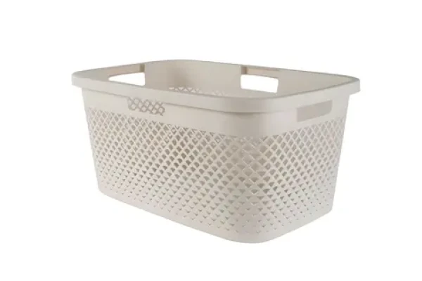 Curver Pure krémový / Koš na prádlo / 47 l (249817)
