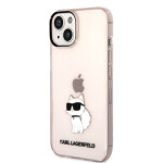 Pouzdro Karl Lagerfeld IML Choupette NFT iPhone 14 Plus růžové