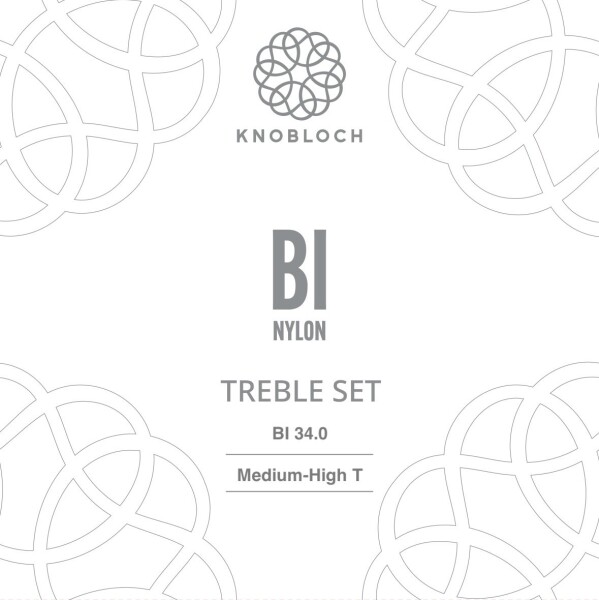 Knobloch BI Nylon Treble Set Medium-High Tension 34.0