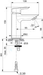 IDEAL STANDARD - Tesi Umyvadlová baterie, chrom A6559AA