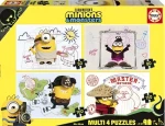 EDUCA Puzzle Mimoni a monstra 4v1