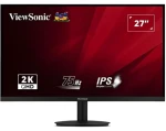 27" ViewSonic VA2708-2K-HD-2 černá / Monitor / IPS / QHD 2560x1440 / 75 Hz / 4ms / 300 cd/m2 / 2x HDMI + DP / HDR10 (VA2708-2K-HD-2)