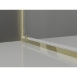 MEXEN - Exo sprchové dveře křídlové110, transparent, zlatá 8182-110-000-50-00
