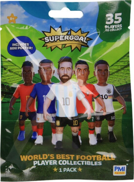 Supergoal figurka fotbalisty + mini plakát