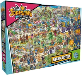 GIBSONS Puzzle Jokesaws: Barmy Britain