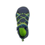 Chlapecké sandály BUGGA TIKI Dark Blue/Green - tmavě modré - 34