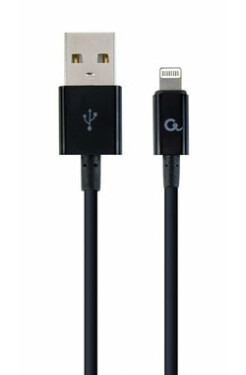 Gembird USB kabel Ligtning pro Apple zařízení 2 m černá / USB 2.0 (CC-USB2P-AMLM-2M)