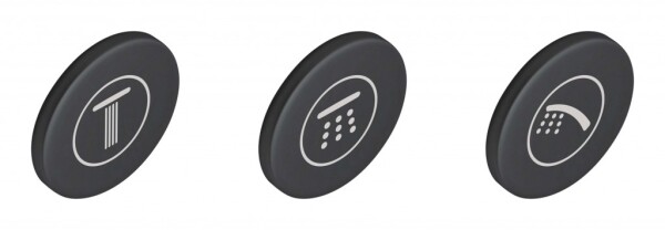 GROHE - Náhradní díly Krytky symbolů pro baterie SmartControl, 3 ks 14079XH0