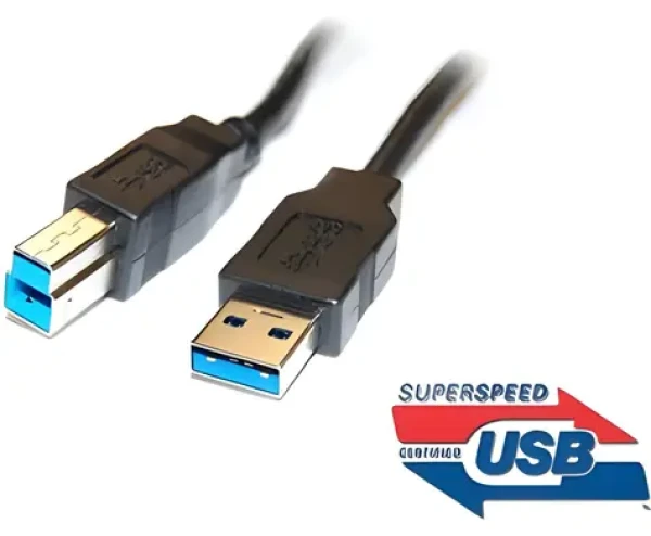 PremiumCord USB 3.0 A-B / Datový kabel / 3 m / Super-speed 5 Gbps (ku3ab3bk)