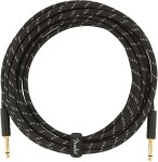 Fender Deluxe Series 18.6' Instrument Cable Black Tweed