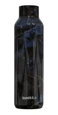 Quokka Nerezová termoláhev Solid black marble 630 ml (Q12087)