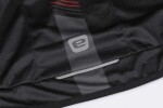 Pánský cyklistický dres DREAM 3.0, černá/červená, velikost XXL (elastický materiál SuperDryntex, přední dlouhý zip)