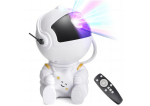 Mamido Projektor hvězdný astronaut LED USB s dálkovým ovládáním
