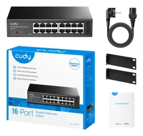 Cudy GS1016 / Switch / 16x RJ45 / 1000Mbps / Rack mount (GS1016)