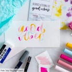 Tombow Tombow TBS-FH2, Good vibes, akvarelová sada brush popisovačů příslušenstvím, 10 ks