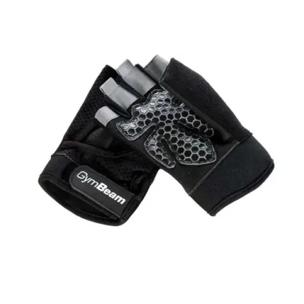 Fitness rukavice Grip Black - GymBeam (XXL, černá) (58420-5-XXL)