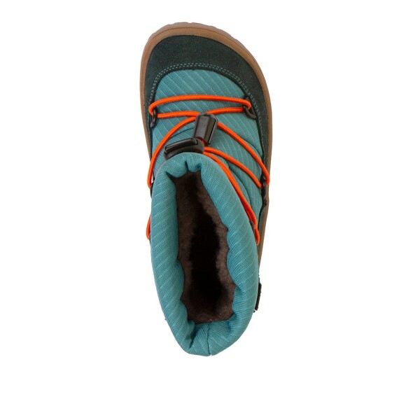Chlapecké zimní barefoot boty TEX TRACK WOOL Petroleum G3160251-3 - 36