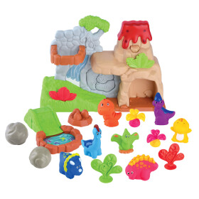 Playgo Sopka s dinosaury set s efekty 32,5x7,5x23,5 cm