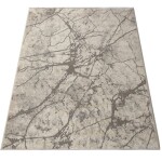 DumDekorace Béžový koberec s abstraktním vzorem