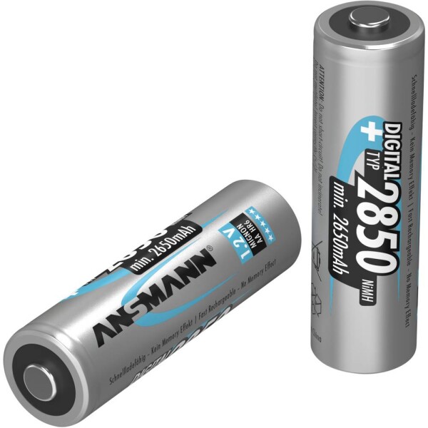 Ansmann Digital HR06 akumulátor AA, Ni-MH, 2650 mAh, 1.2 V, 2 ks