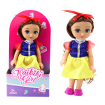 Mamido Mini panenka princezna s korunou a zdobenými šaty 17 cm mix