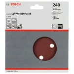BOSCH Expert C430 2608605722 / Kotouč do excentrické brusky / Zrnitost 240 / 150mm / 6 otvorů / suchý zip / 5ks (2608605722)