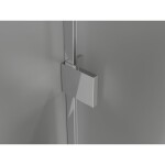 MEXEN/S - Lunar L vanová zástěna FIX 50 x 150, transparent, chrom 897L-050-000-01-00
