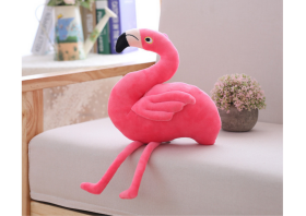 Mamido Plyšový plameňák 15 cm růžový
