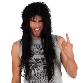 R-Kontakt.cz Paruka rocker dlouhá černá