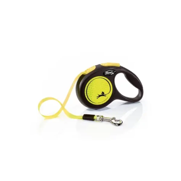 Flexi New Neon XS 3m/12kg žlutá / Vodítko (348691)