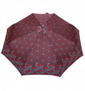 Skládací deštník Víření, červená