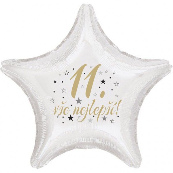 11. narozeniny balónek hvězda balonky.cz 11. narozeniny balónek hvězda balonky.cz