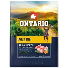 Ontario Adult Mini Chicken Sweet Potatoes 2.25kg / Granule pro dospělé psy (214-13104)