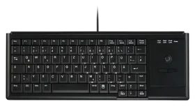 Contour Active Key Industry 4.0 černá / Klávesnice s trackballem / IP68 voděodolná / Drátová USB / QWERTZ DE (AK-4400-TU-B/GE)