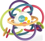 CHIPOLINO Chrastítko s kousátkem Ball / od narození (DRN02406002)
