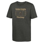 Outerstuff Dětské Tričko Vegas Golden Knights Goal Tender Ss Triblend Tee Velikost: Dětské let)