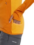 ICEBREAKER Wmns Merino Quantum ZoneKnit LS Zip Hoodie, Earth/Solar velikost: XS