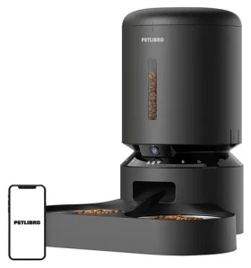 Petlibro Granary černá / Inteligentní dávkovač krmiva / kamera / dvojitá miska / 5 l / Wi-Fi (PL-AF203-36B)