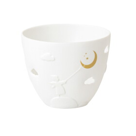 Räder Porcelánový svícen Angel and Moon 6,5 cm, bílá barva, porcelán
