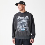 New Era Pánská mikina Las Vegas Raiders NFL Washed Oversized Crew Neck Sweater Velikost: L