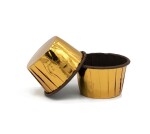 Cake star Samonosné košíčky zlato-hnědé 50ks